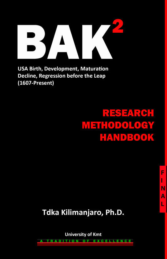 BAK2: Research Methodology Handbook (301 pages)